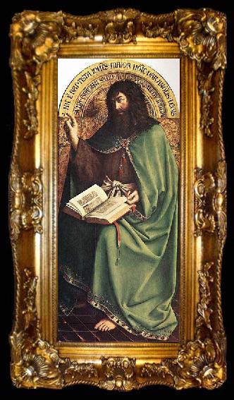 framed  Jan Van Eyck St John the Baptist, ta009-2